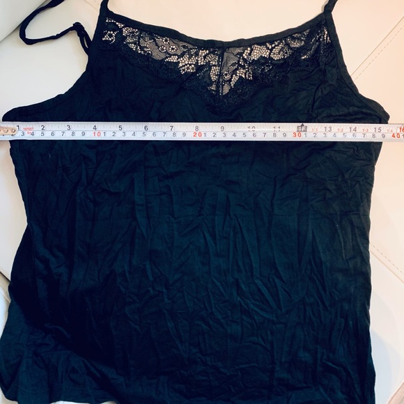 *SOLD* Black Pajama Loungewear 2pcs with lace! - Picture 2 of 2